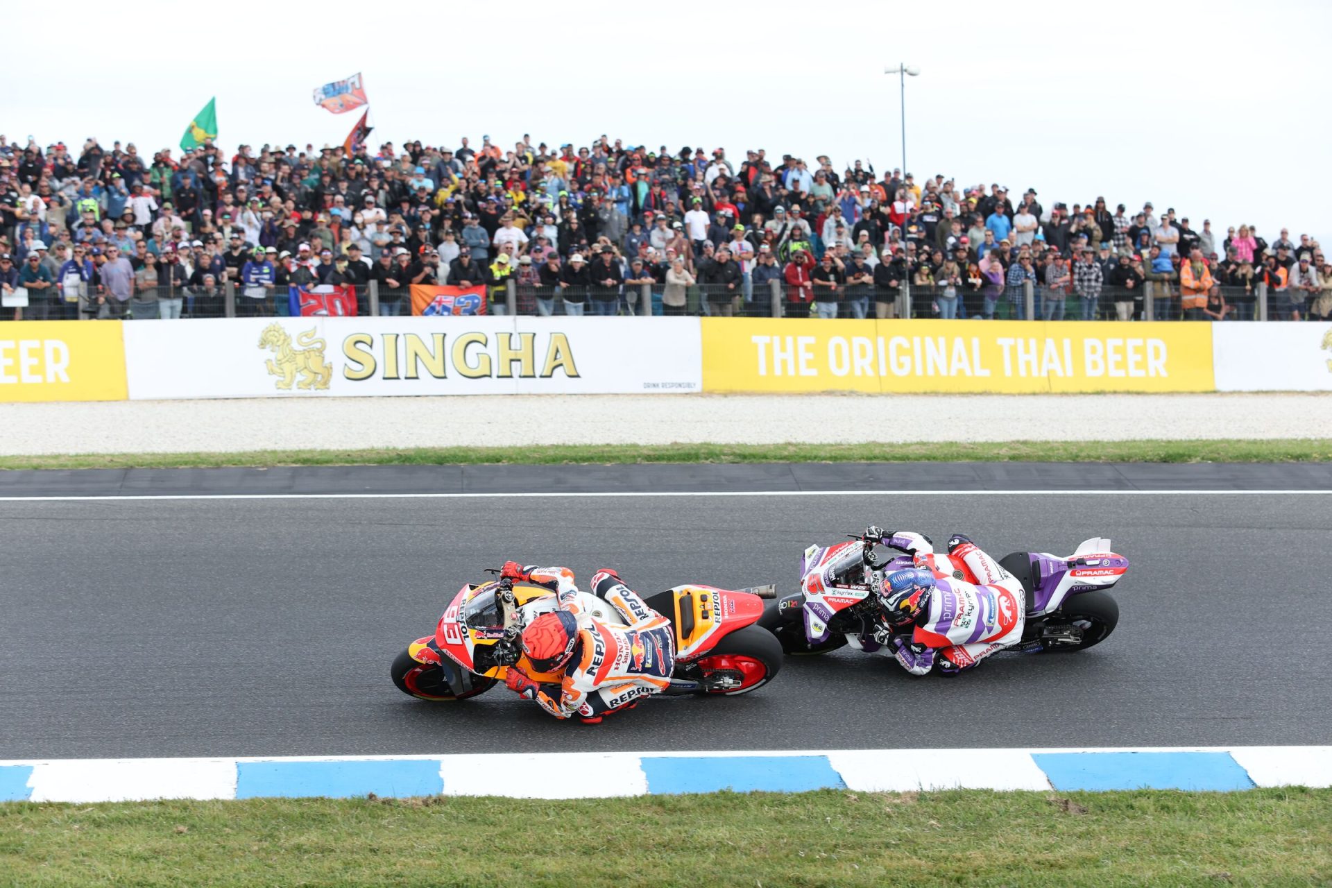 MotoGP riders at Phillip Island